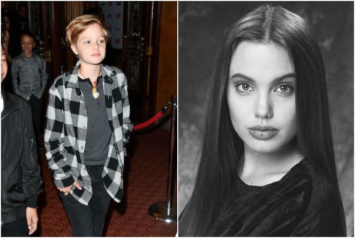 Shiloh Jolie-Pitt and Angelina Jolie