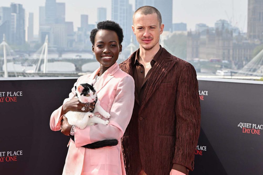 Joseph Quinn and Lupita Nyong'o